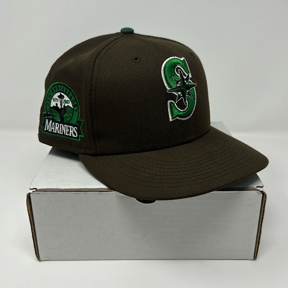 Pro Image Sports Seattle Mariners “Starbucks” Fitted Hat Size 7 3/8